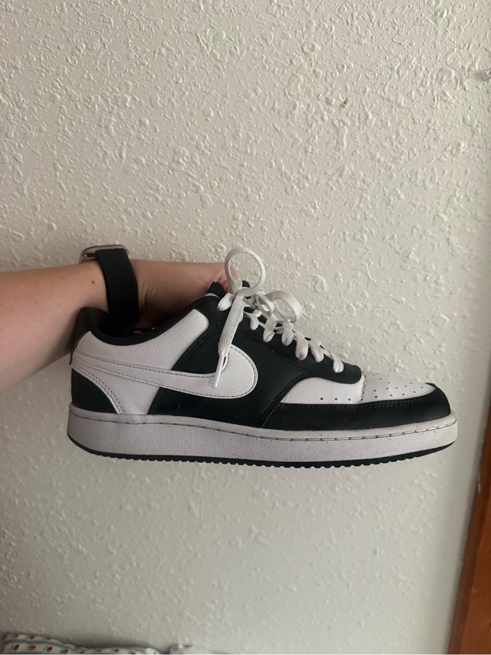 White and Black Nike Dunks